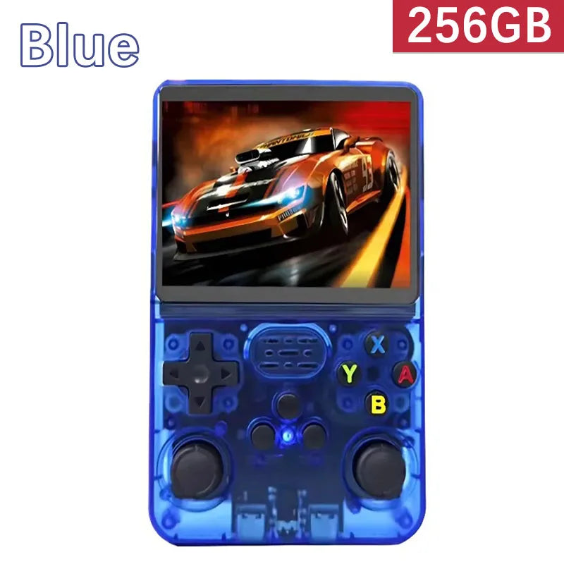 R36S Retro Handheld Video Game Console Linux System 3.5-inch IPS Screen Mini Portable Handheld Video Player 128GB 20000 Games