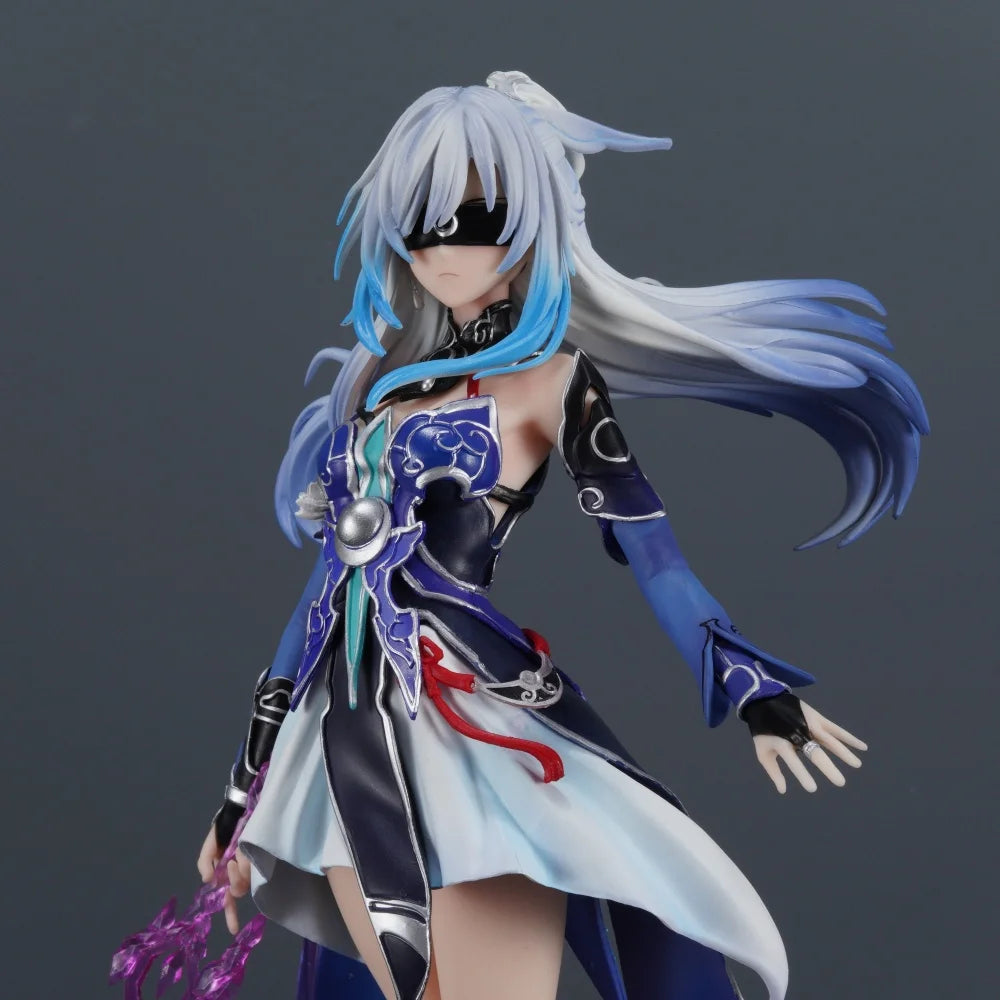 29cm/11.42in Anime Honkai Star Rail Figure Jingliu Action Figures Pvc Statue Desktop Ornamen Collection Model Toys Gifts