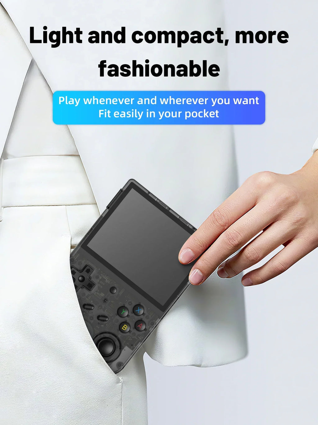 ANBERNIC RG353V RG353VS Handheld Game Console 3.5'' IPS Screen HDMI Output Android Linux OS Supports Wift Built-in 20000 Games