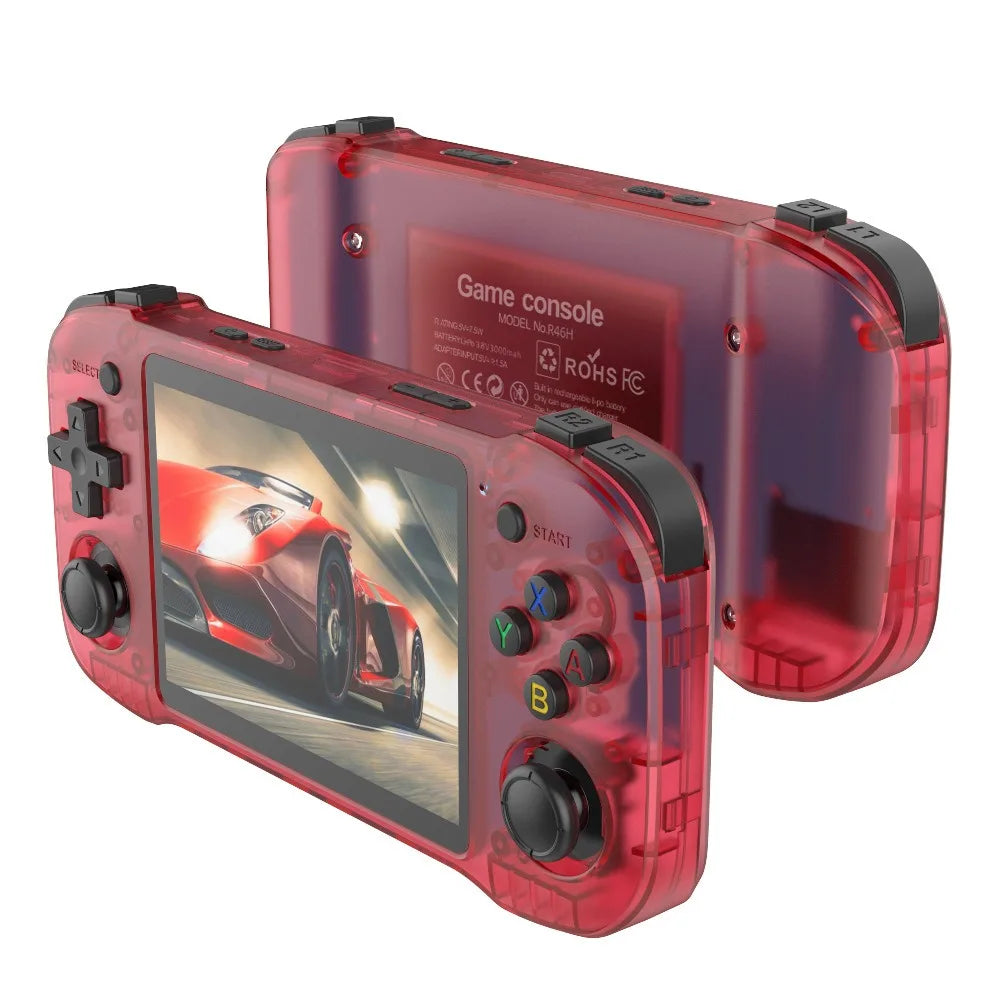 NEW R46H Retro Handheld Game Console 1024x600 Resolution  Linux System 128GB Adults Kids Gift Home Gaming Player 20000+games ﻿