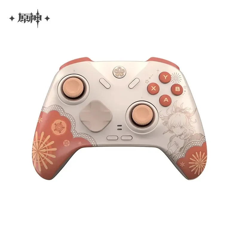 New MiHoYo Genshin Yoimiya GamePad Impact Wireless Game Controller Gift Box Set Charging Applies Joystick PC Gift Cosplay Prop