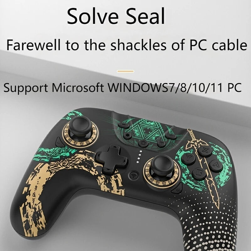 Aolion Switch Wireless Game Controller Tears Of The Kingdom Six Axis Gyroscope Long Endurance Macro Programming Game Controller