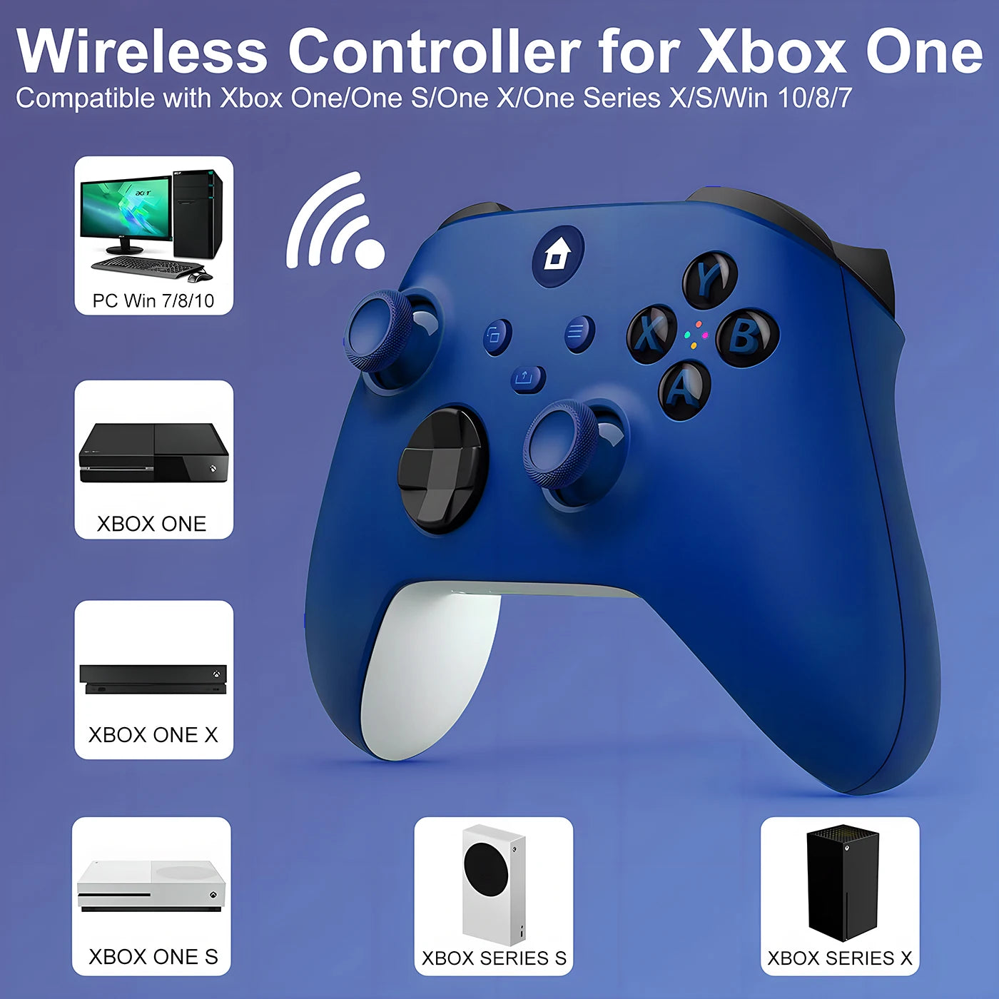 Xbox One Controller 2.4G Wireless Game Controller For Xbox one Series X/S With 2.4G Adapter Receiver For Windows PC Gamepad Gift