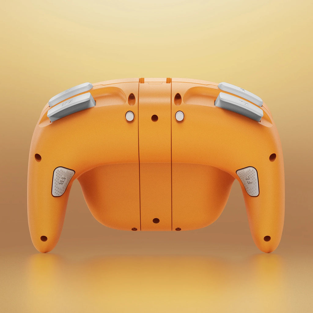 NYXI Wizard Hall Joystick Wireless Game Controller Orange Gamepad with RGB Lights for Nintendo Switch PC Controller