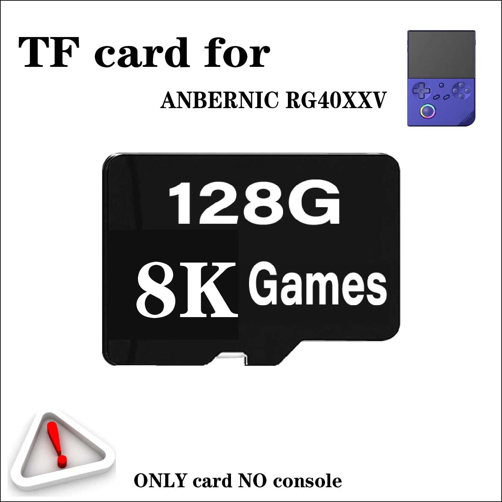 For ANBERNIC RG40XXV TF Card Memory Card Retro Handheld Game Console Video Game Console Card Preloaded Games Universal 256G PSP