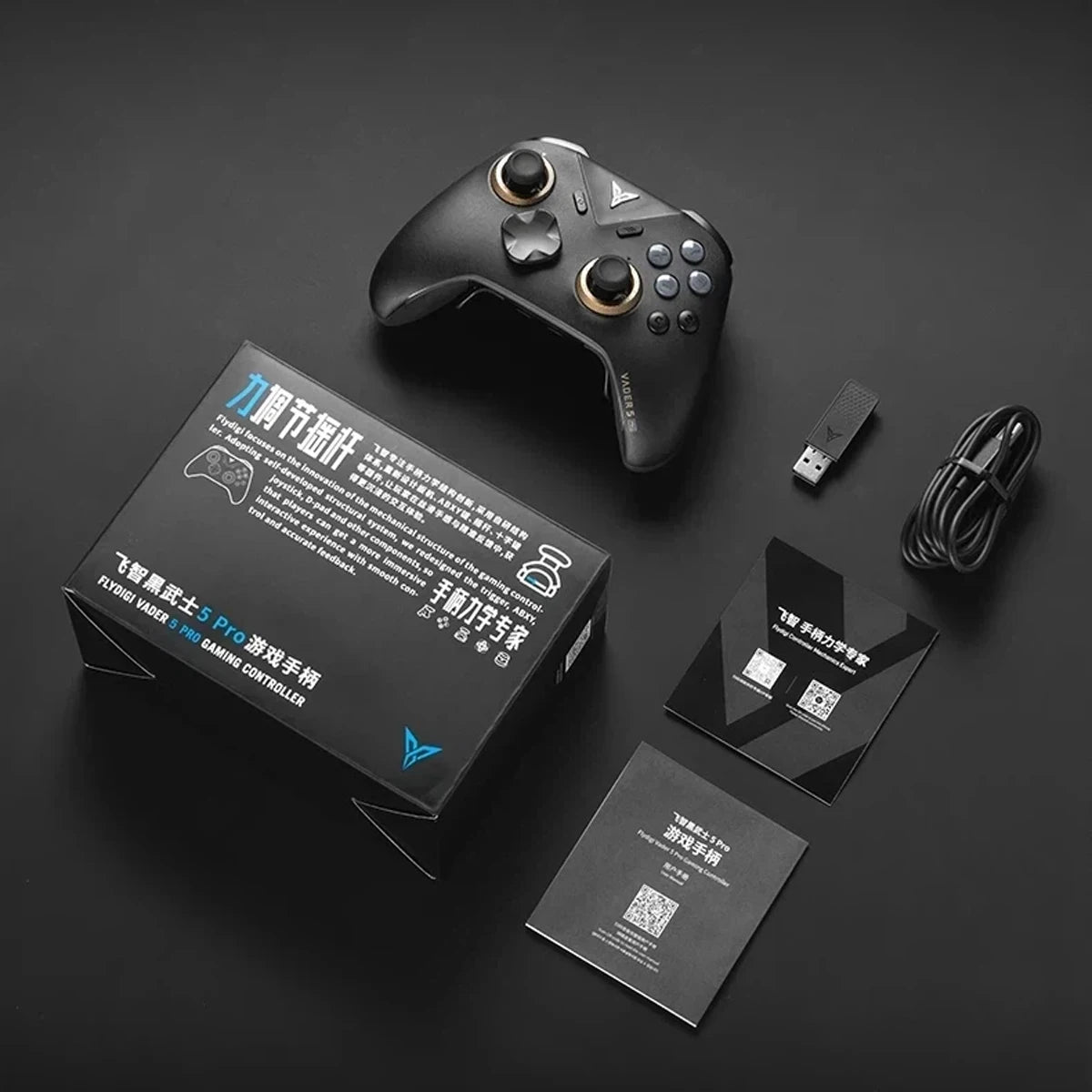 New Flydigi Vader5 Pro Game Controller Wireless Bluetooth Original Competitive Elite Gamepads for PC/NS2/Mobile/Steam