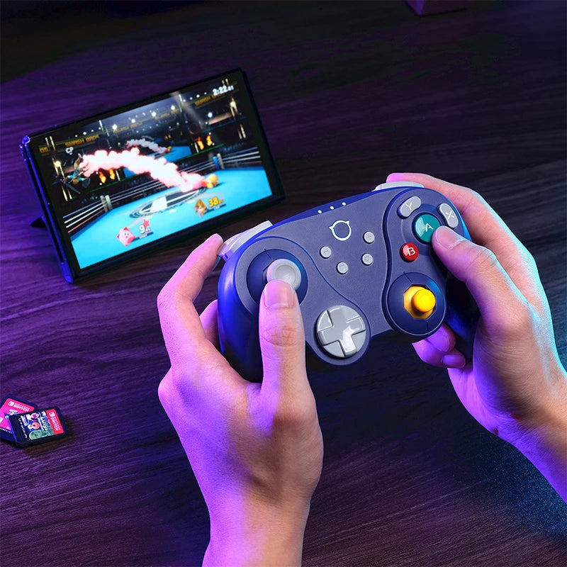 NYXI Warrior Lite Purple Bluetooth Game Controller Wireless Gamepad for Nintendo Switch Switch OLED Switch Lite PC