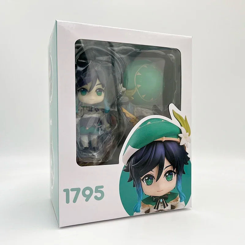 #1718 Traveler/Lumine Anime Figure #1717 Aether Action Figure #1795 Venti Figurine Adult Collectible Model Doll Toys Gifts 10cm