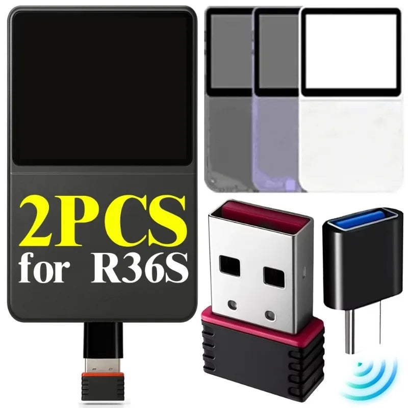 Mini USB WiFi Dongle RTL8188 Wireless Network Cards for R36S R36H Game Consoles with Type C OTG Adapter Portable WiFi Receiver