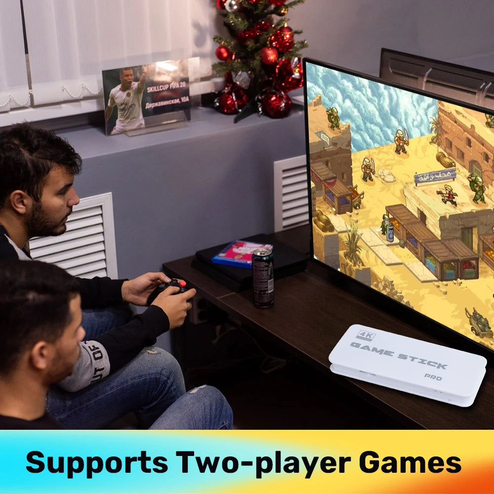 M15 Game Stick Mini TV Handheld Game Console 64G 30000+Retro Game HD Output for PS1/ARCADE/SNES/MAME/NEO GEO Wireless Controller