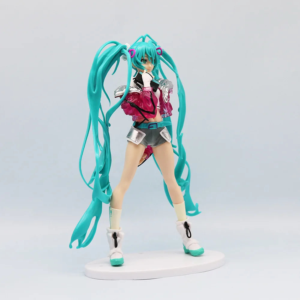 Anime Hatsune Miku Figure Wedding Dress Action Figures Kawaii Swimsuit Vocaloid PVC Collectible Model Toys Girl Gift