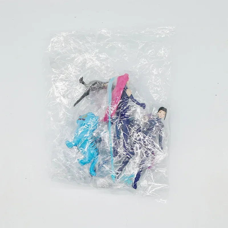 #5pcs/ Kpop Demon Hunters Figure Model Toy PVC Cartoon Gaming Peripherals Desk Decoration Collection Figures Model Toy For Kid