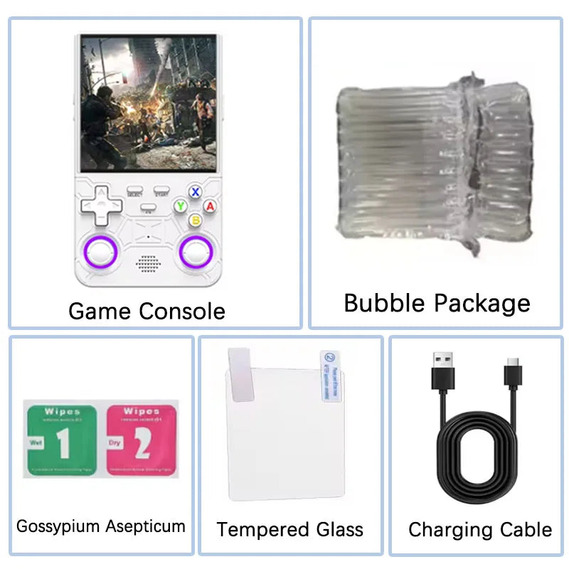 Portable R36Ultra Retro Handheld Game Console 4.0-inch Open-source Linux System 64/128GB New Portable Video Player Handheld Game