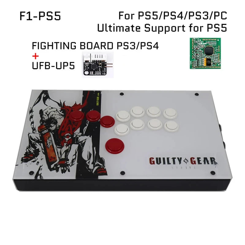 Fightbox Arcade Game Controller All Buttons Fighting Games Console Arcade Joystick Board Games Controller For PC/PS/PS5/Xbox/NS