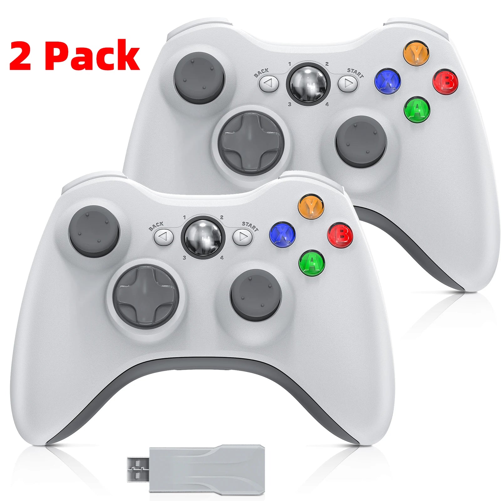 Game Controller for Xbox 360/Slim/Lite PC/IOS/Android Gamepad Wireless Remote Controle Handle W/ Dual Vibration Gaming Joystick