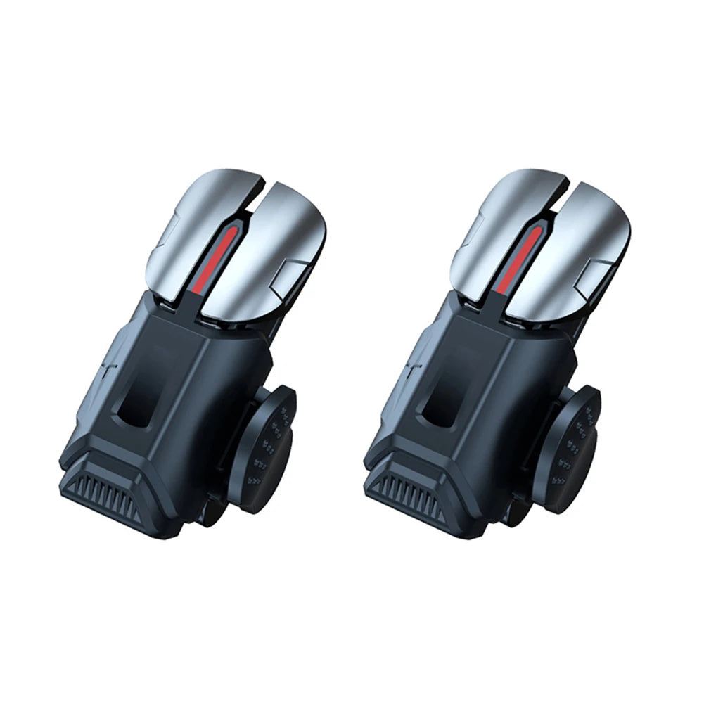 2pcs 6 Finger Gaming Trigger Latency-Free Control for PUBG Game Physical Buttons Game Controller for Iphone Android Smart Phone