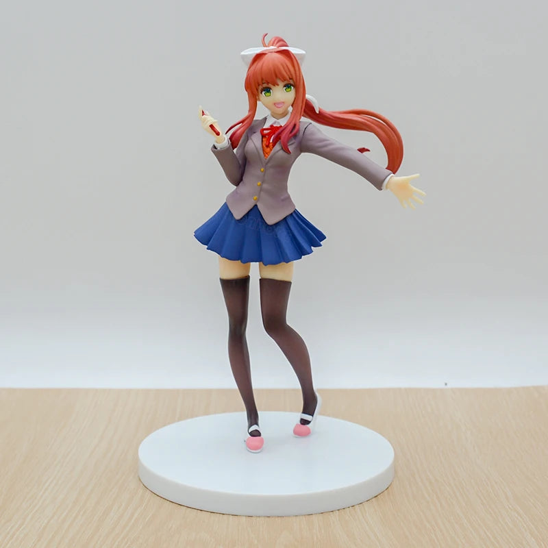#2250 Literature Club! Sayori Anime Girl Figure #2283 Yuri Action Figure #2077 Natsuki/Monika Figurine Collection Model Doll Toy