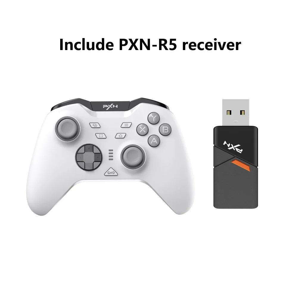 PXN Bluetooth Gamepad Game Controller 1000Hz Hall Trigger Rocker Long Battery Life Ergonomics Flagship For Switch PC Android