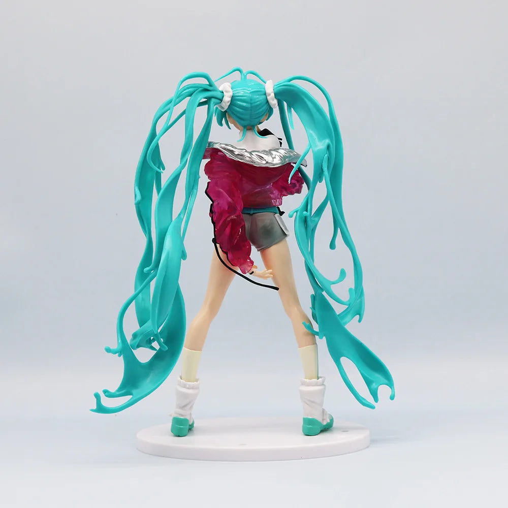 Anime Hatsune Miku Figure Wedding Dress Action Figures Kawaii Swimsuit Vocaloid PVC Collectible Model Toys Girl Gift