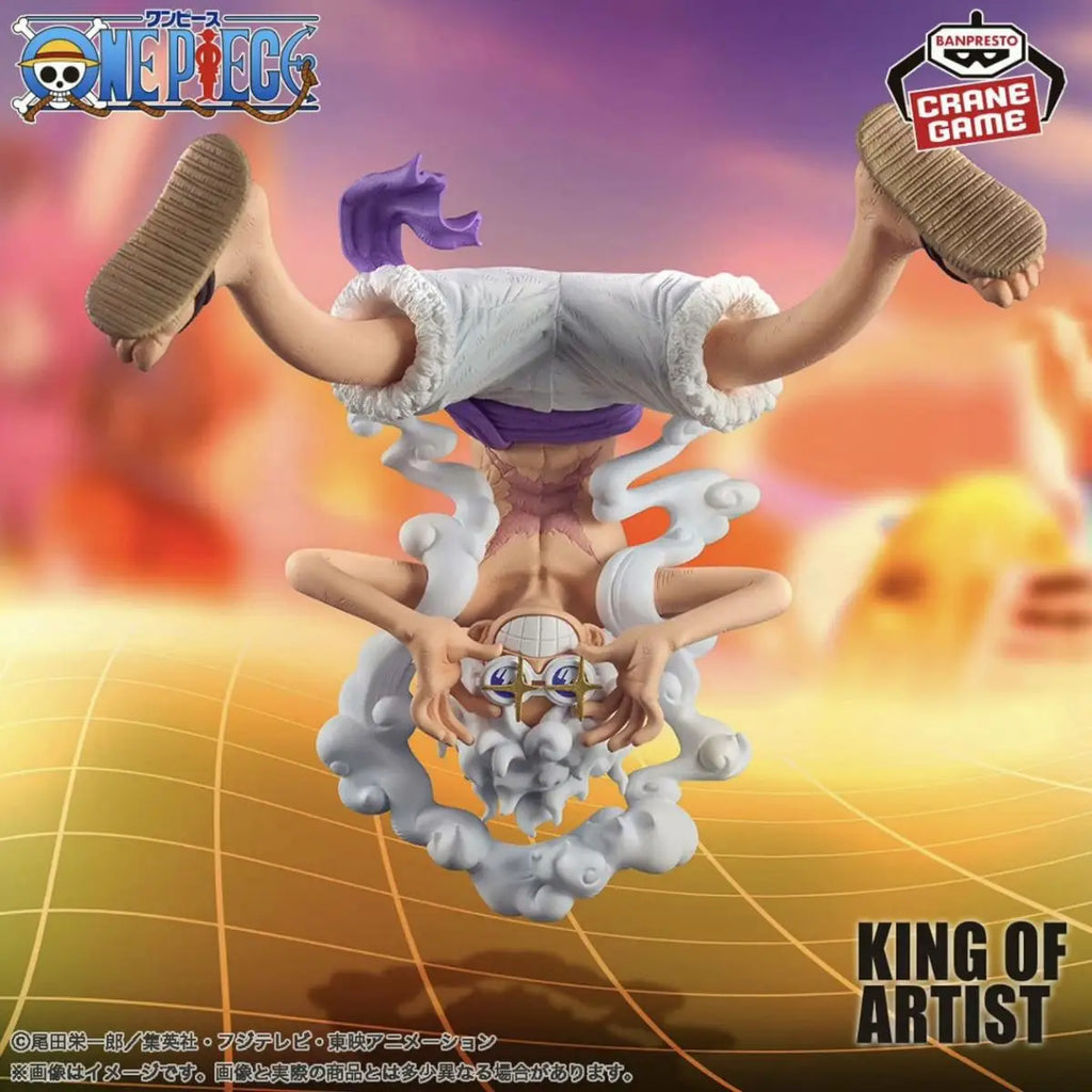Original Bandai Banpresto One Piece Gear Fifth Monkey.d.luffy Figure Anime Genuine Collectible Boxed Model Dolls Toy Ornament