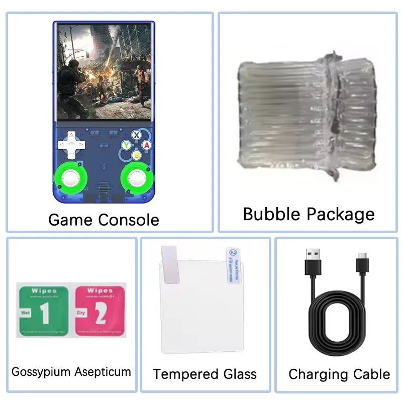 Portable R36Ultra Retro Handheld Game Console 4.0-inch Open-source Linux System 64/128GB New Portable Video Player Handheld Game