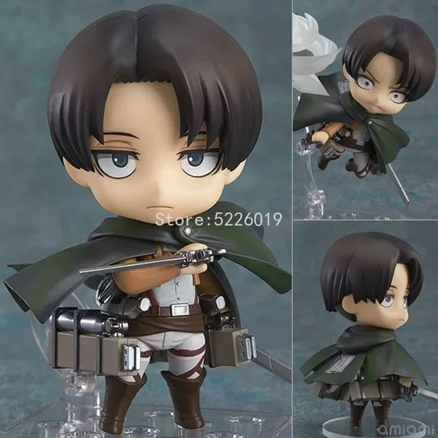 #207 Attack On Titan Eren Yeager Anime Figure #213 Shingeki no Kyojin Levi Action Figure #203 Mikasa Figure Model Doll Toys Gift