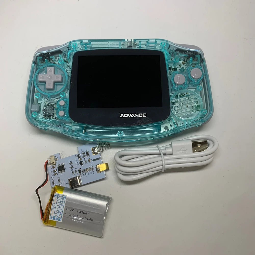 GBA Handheld Gaming Console Highlight IPS Screen Display and A Brand New Controller Housing for Nintendo  GAME BOY ADVANCE