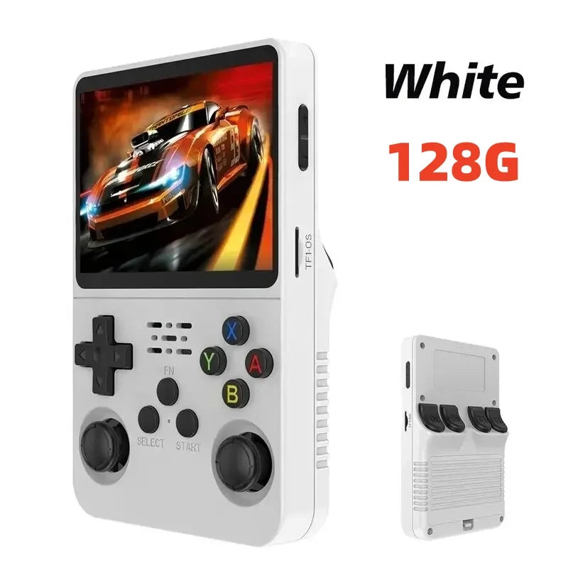 R36S Retro Handheld Video Game Console Linux System 3.5 Inch IPS Screen Portable Pocket Video Player R35S 64GB Games