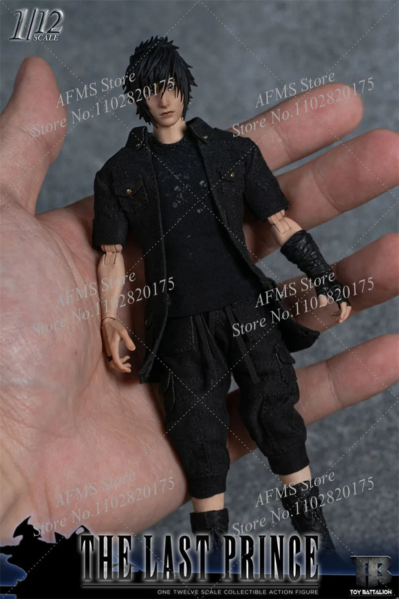 TOYS BATTALION TB019 1/12 Scale Collectible Figure The Last Prince Anime Dolls Noctis Lucis Caelum 6" Men Soldier Action Figure