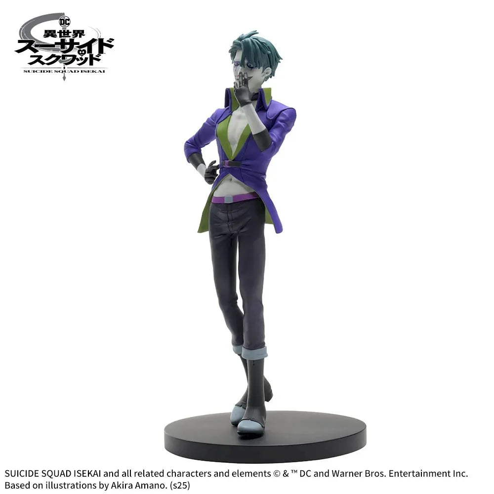 In Stock SEGA Original Genuine Anime Suicide Squad Isekai Desktop×Decorate Collections Harley Quinn Joker 16cm Model Toy Figures