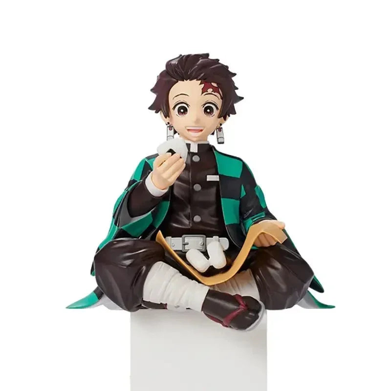 Hot Anime Demon Slayer Sit Eating High Quality Rice Figure All Style Tanjirou Nezuko Kyoujurou Tengen Tokitou Muichirou Figurine