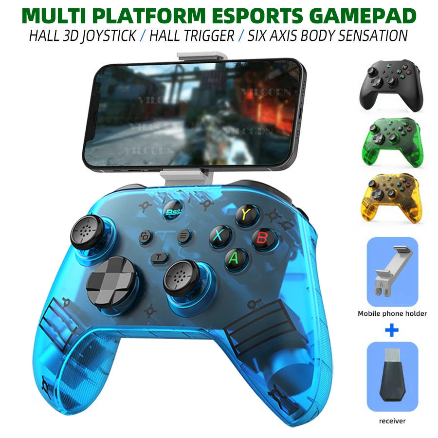 Mobile Game Controller For Android ios Phone Gamepad with Hall Effect Joystick Support XGP & PC & Steam Game