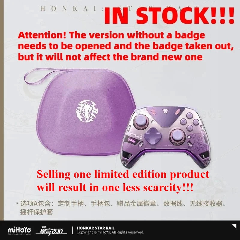 NEW miHoYo INSTOCK Honkai Star Rail Castorice APEX 5 Elite Gamepads Wireless Gamepad Force Feedback Bluetooth Game Controller