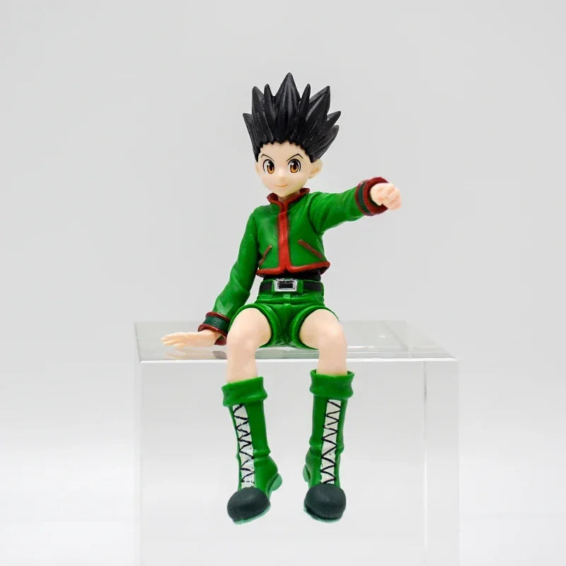 #1444 Hunter x Hunter Hisoka Anime Figure Gon Freecss & Killua Zoldyck Action Figure Chrollo Lucilfer Figurine Model Doll Toys