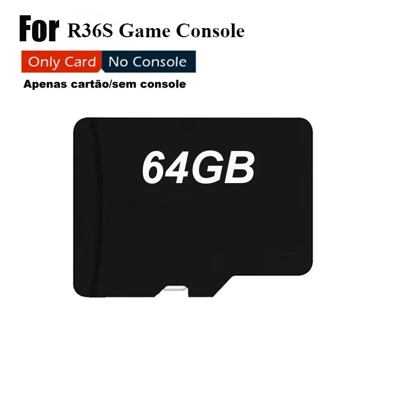 NEW V5 SD Card for R36S Retro Handheld Video Game Console Linux System 3.5Inch IPS Screen Portable Player 64GB 128GB 256GB Games