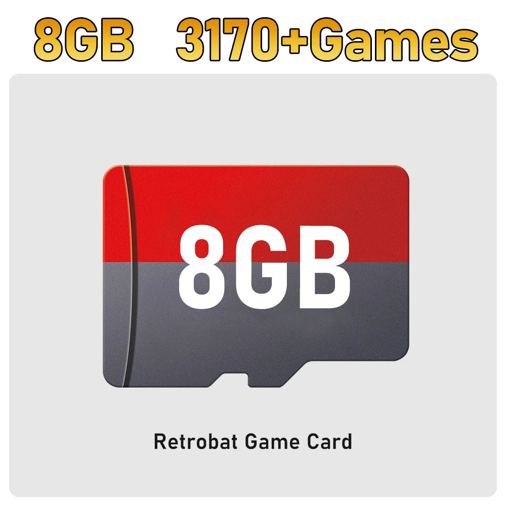 Retrobat Game Card with 3170 Games for ROG Ally/LEGION GO/AYANEO/OneXPlayer/Steam Deck Handheld Game Console/Windows PC for N64