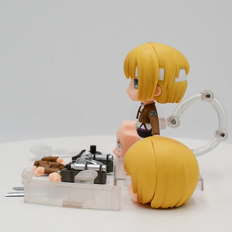 #435 Attack on Titan Armin Arlert Anime Girl Figure Levi Ackerman Action Figure Shingeki no Kyojin Figurine Model Doll Toys Gift