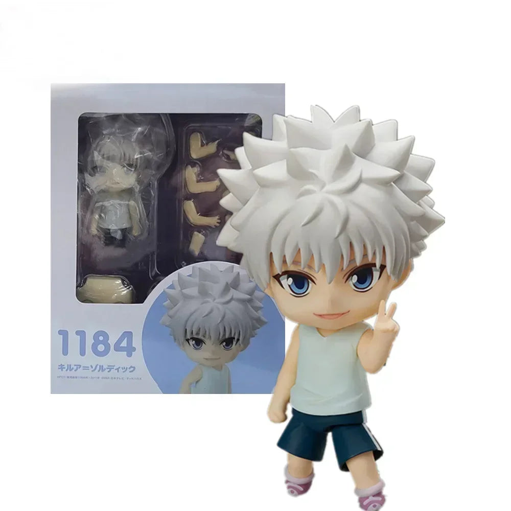 #1444 Hunter x Hunter Hisoka Anime Figure Gon Freecss & Killua Zoldyck Action Figure Chrollo Lucilfer Figurine Model Doll Toys