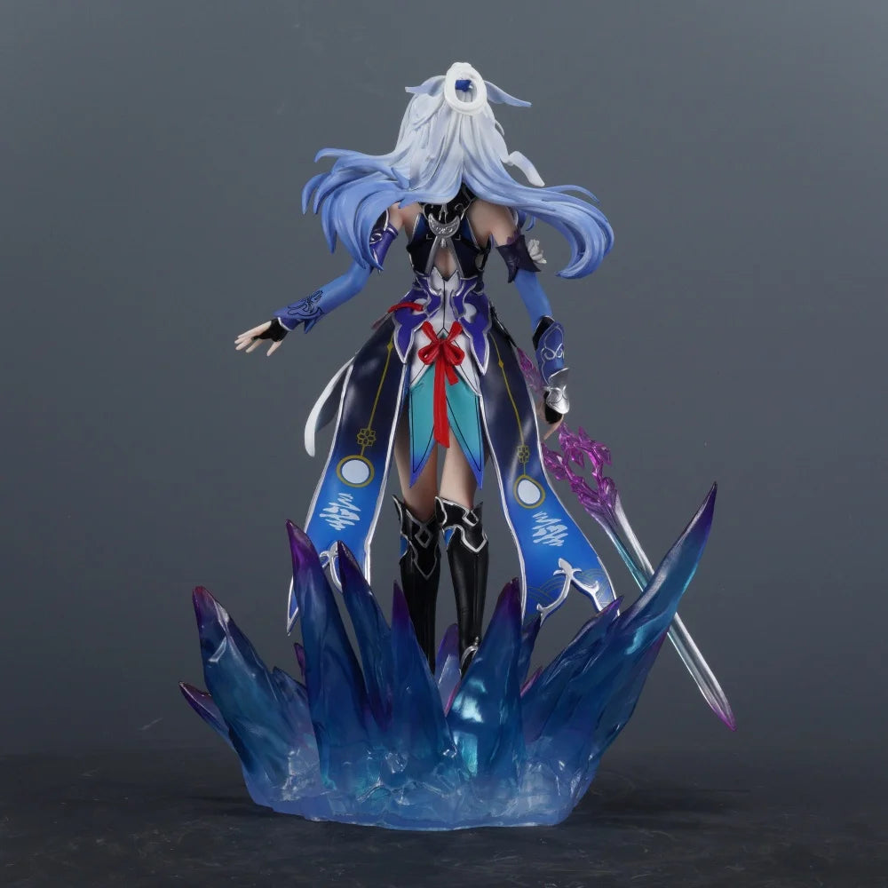 29cm/11.42in Anime Honkai Star Rail Figure Jingliu Action Figures Pvc Statue Desktop Ornamen Collection Model Toys Gifts