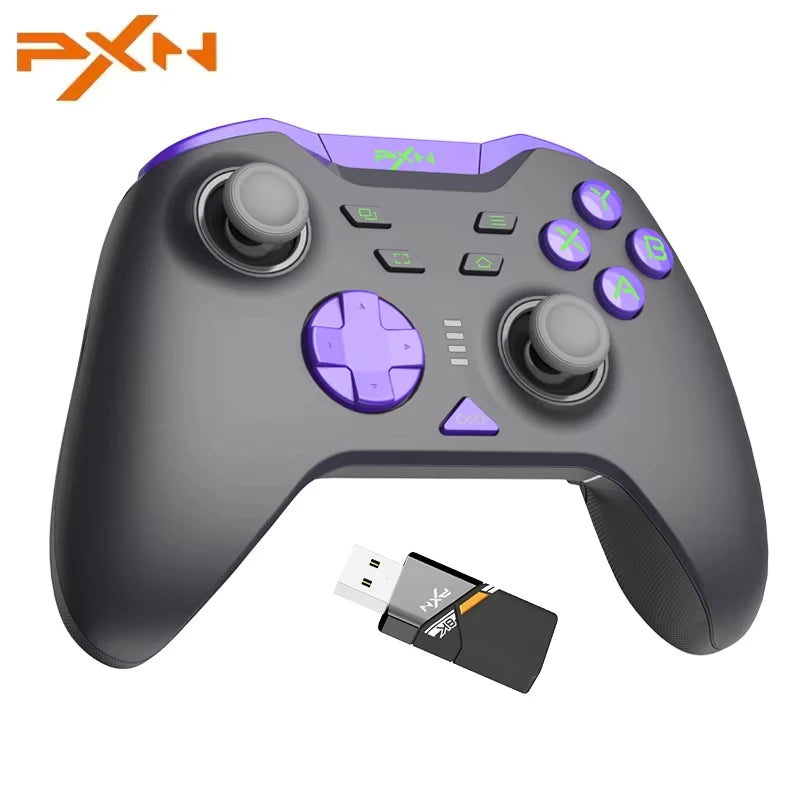 PXN P50S/P5 8K Bluetooth Game Controller HD Shock Hall Trigger Rocker Joystick Gamepad NS/Steam/PC/Phone Wireless Gamepads