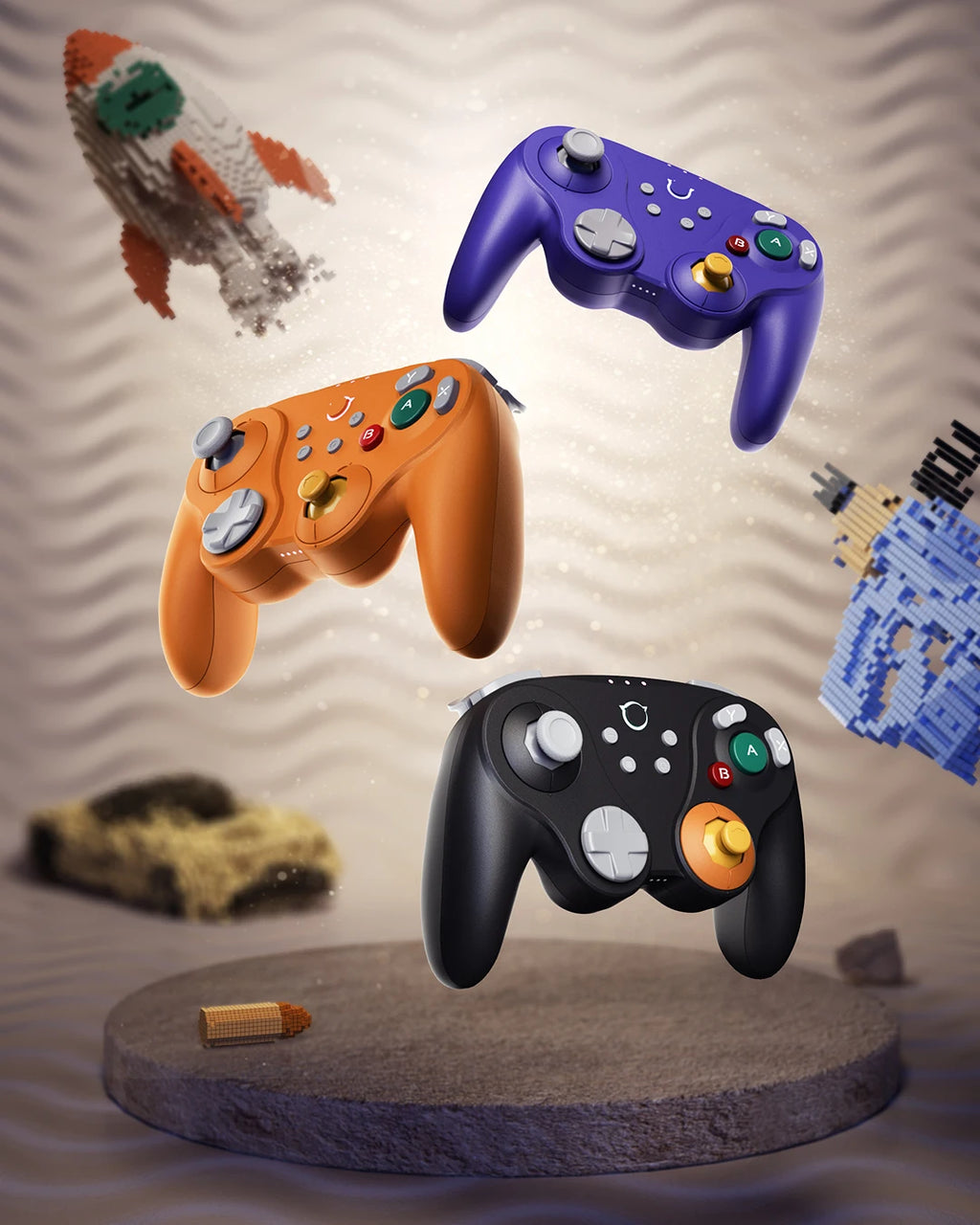 NYXI Warrior Bluetooth Game Controller for Gamecube/WII/Switch2 Wireless Gamepad