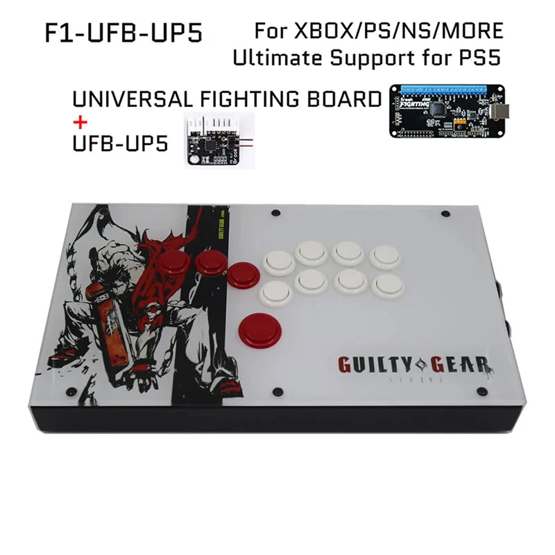 Fightbox Arcade Game Controller All Buttons Fighting Games Console Arcade Joystick Board Games Controller For PC/PS/PS5/Xbox/NS