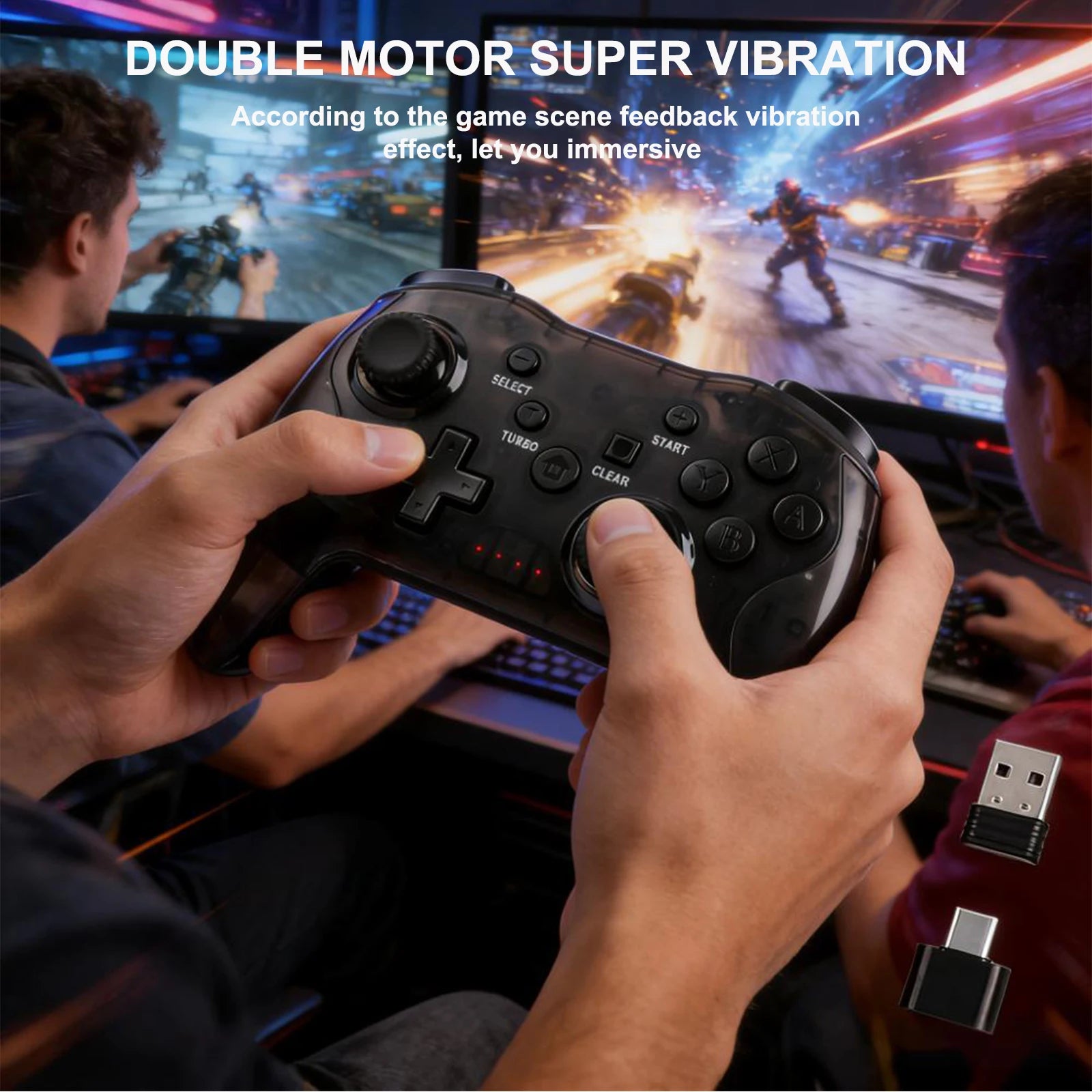 GAMINJA Gamepad For Switch PS4 Controller Bluetooth Gamepad Wireless Game Controller