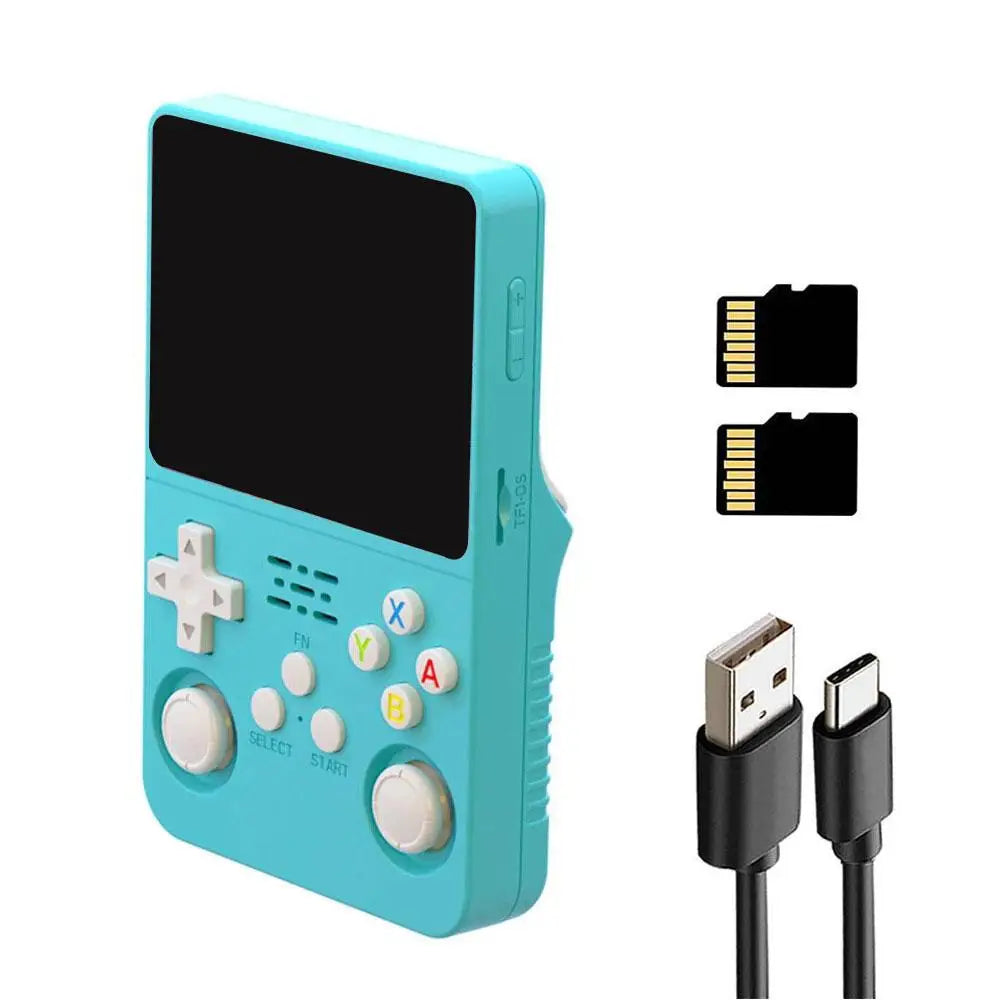 WUDS Open Source R36S Retro Handheld Video Game Console Linux System 3.5 Inch IPS Screen Portable Pocket Video Player 64G games