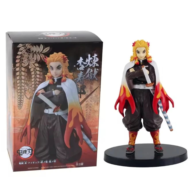 Official Anime Demon Slayer Kimetsu no Yaiba figure Kamado Tanjirou Action Figure Agatsuma Zenitsu Nezuko Warrior PVC Model Toys