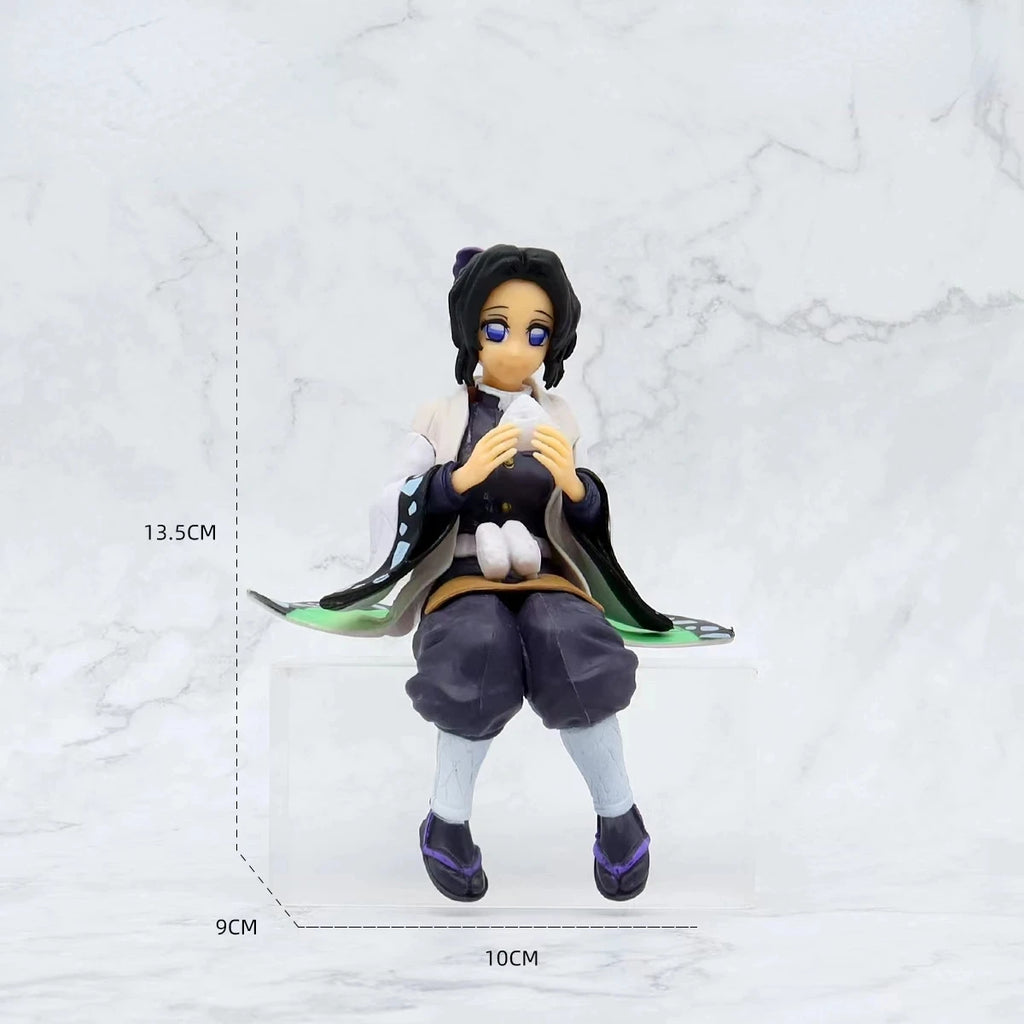 *Hot sale Anime Demon Slayer Figure Kamado Tanjirou Nezuko Sitting Posture Action Figure PVC Model Doll Collection Toy Gift Kids