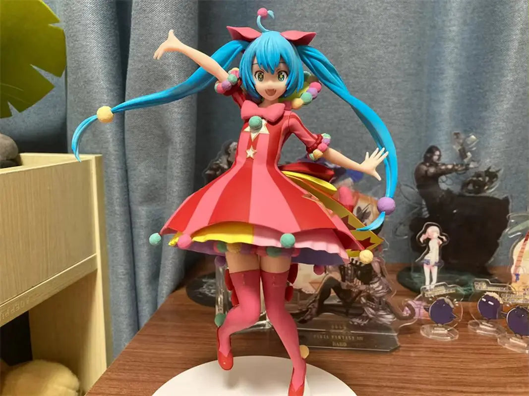 New 20cm Sega Original Hatsune Miku Project Sekai Colorful Stage Ver. Pvc Action Model Doll Figures Toys Collectible Ornament