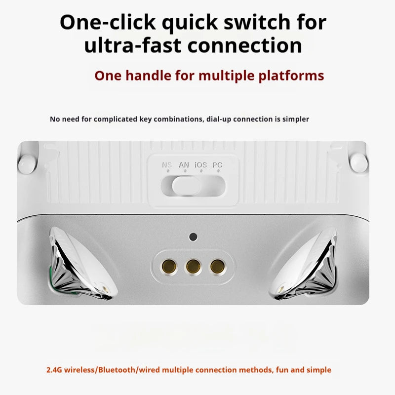 Aolion K20 Wireless Gamepad Game Controller With With Charging Dock RGB Hall Effect Joystick Trigger For PC/NS/Android/IOS