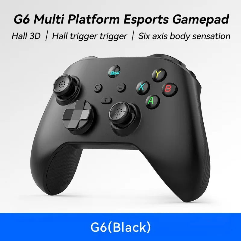 G6 Mobile Game Controller For Switch/IOS/Andriod/PC Support Streaming media/cloud Game Mobile Phone GamePad Hall effect joystick