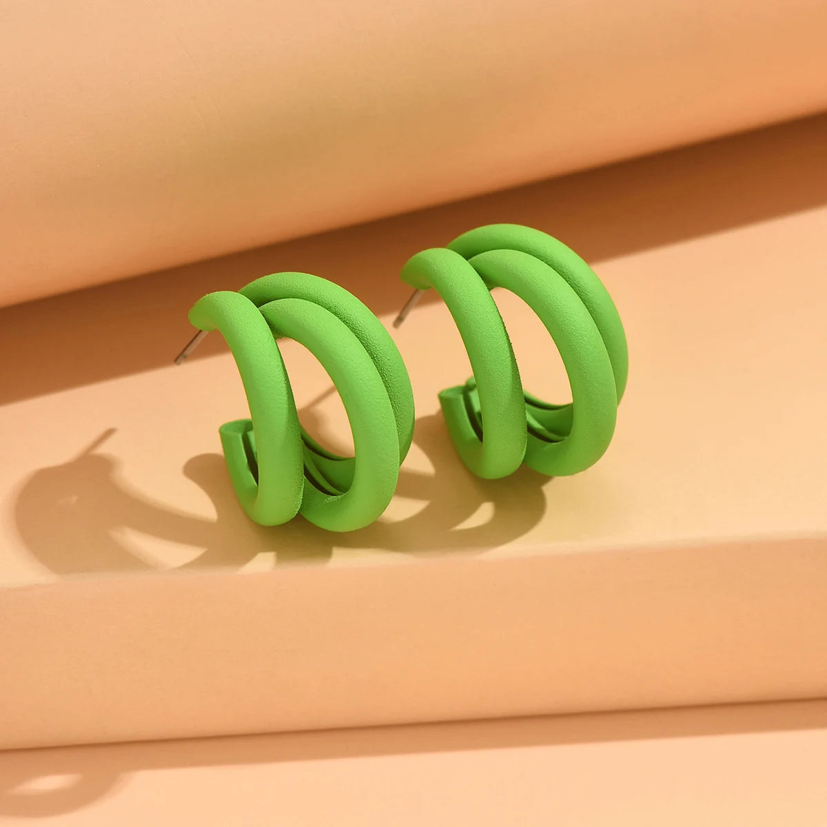 Elegant Gold Color Circled Hoop Earring for Woman Metal Elegant Vintage Geometric  Luxury Earrings Party Jewelry Gifts